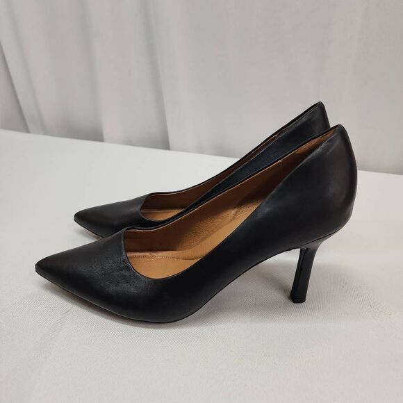 Nordstrom Black Pointed Toe Heels - Picture 6 of 11